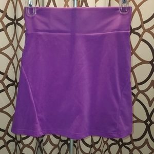 Purple tennis skirt with built in shorts.